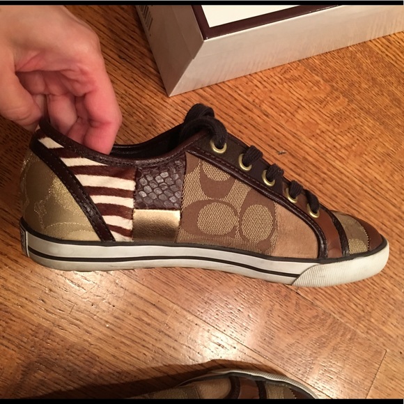 Coach Patchwork Leather sneakers, 6 - Picture 5 of 14